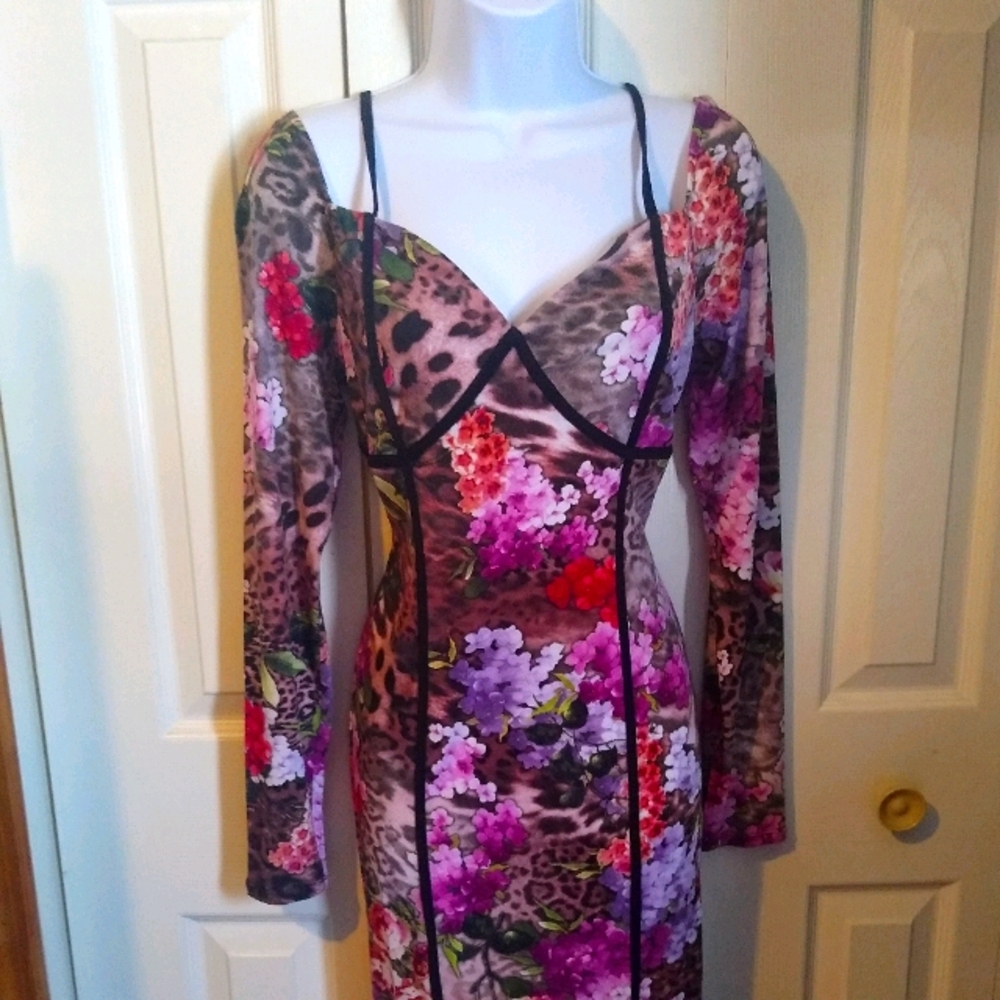 Animal print dress